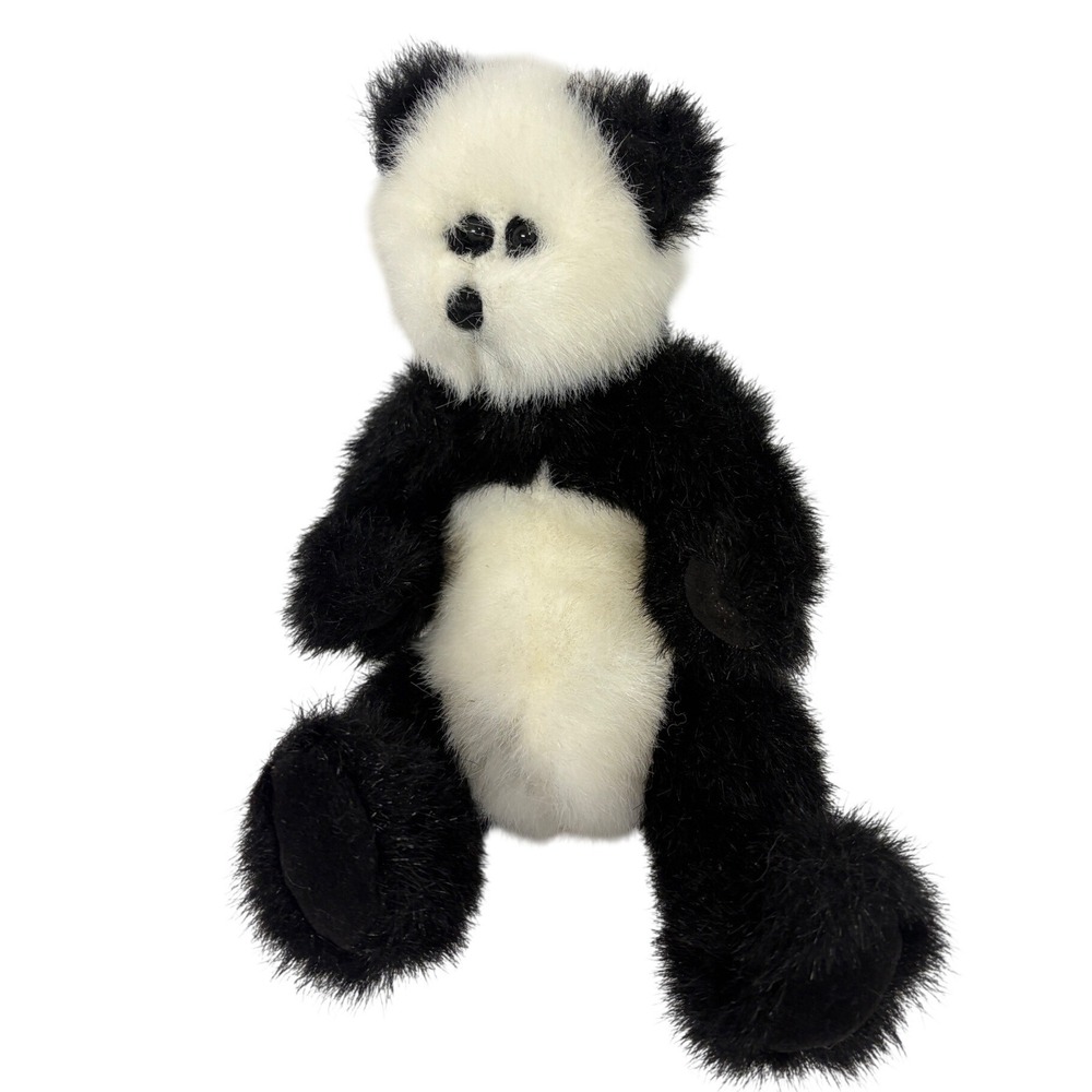 Ty Attic Treasures Bamboo Panda Bear Plush 1993 Black‎ Vintage Stuffed Animal